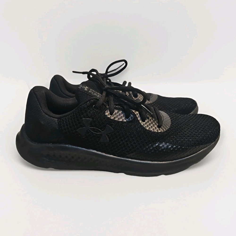 Men UA Under Armour Charged Pursuit 3 Running Shoes Black 3024878-002 Size 10.5